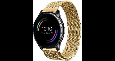 Bandje geschikt voor OnePlus Watch - Goud Milanese Band
