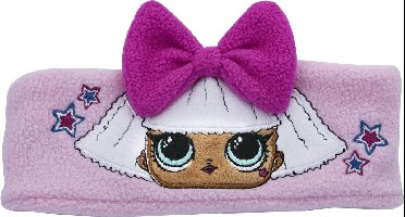 LOL Surprise - kinder koptelefoon hoofdband - volumebegrenzing - zacht fleece - wasbaar (3-8j)