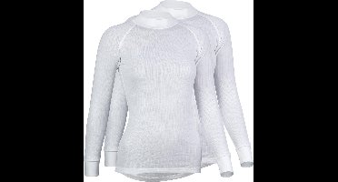 Avento Thermoshirt Lange Mouw Vrouwen - 2-Pack - Wit - Maat 42