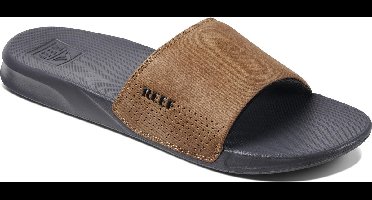 Reef One Slidegrey/Tan Heren Slippers - Grijs/Cognac - Maat 46