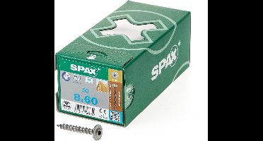 Spax-s tellerkopf t40 rvs-A2 8x60
