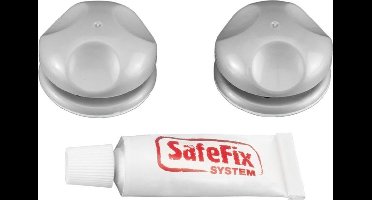 Metaltex Fixatieset Viva 4 X 2 Cm Staal Zilver 3-delig