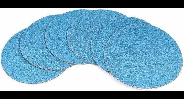 150 mm K100 schuurschijf BLAUW voor METAAL