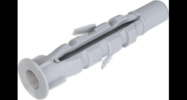 Homefix. nylon plug 6mm dik x 30mm. lang. 18 stuks pluggen.