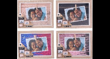 Fotolijst met pailletten - Arti Casa - valentijnscadeau