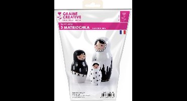 Matroesjka Poppen - Latex gietmal voor gips, kaarsen en giethars - 3 stuks