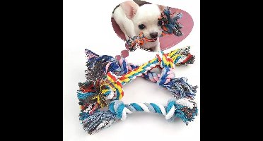 Honden Touw - Kauwspeelgoed - Hondenspeelgoed - Speeltje - Honden speelgoed - Puppy speelgoed-bijten speelgoed- Random Kleur