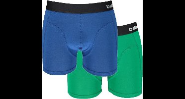 Apollo bamboo boxershorts | MAAT L | 2-pack heren boxershorts | blauw/groen