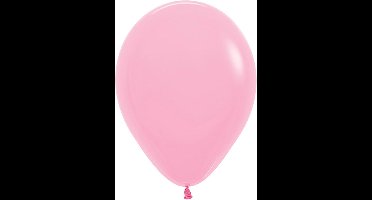 Ballon 30 cm, bubblegum roze, Sempertex kwaliteit
