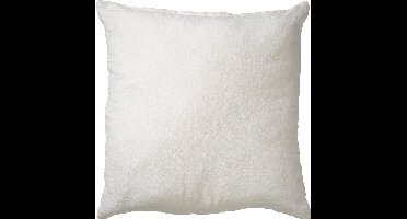 Dutch Decor LINN - Sierkussen 45x45 cm - 100% linnen - effen kleur - Snow White - wit - Inclusief binnenkussen - Luxe kussens voor woonkamer & bank