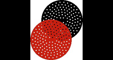 IMLI Airfryer Siliconen Pads - Accessoire voor heteluchtfriteuse - Herbruikbaar - 22,8cm - 2 stuks