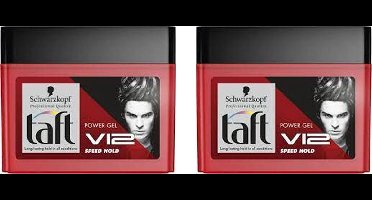 Taft Men Power Gel V12 Hold 12 Multi Pack - 2 x 250 ml