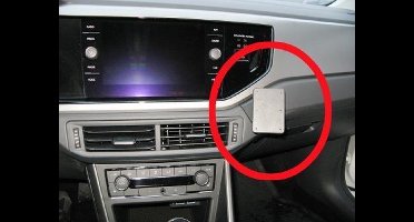 Brodit ProClip houder geschikt voor Volkswagen Polo 2018 - Center mount