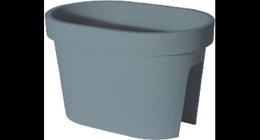 Balkonbak 28x40x25 cm blauw