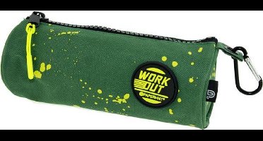 Etui WorkOut groen rond 20x7x7cm K-PM720031