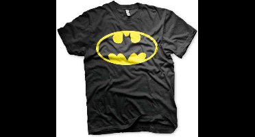 DC Comics Batman Unisex Tshirt -4XL- Signal Logo Zwart