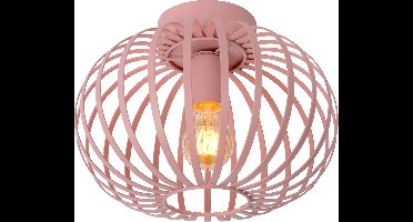 Lucide MERLINA Plafonnière Kinderkamer - Ø 30 cm - 1xE27 - Roze