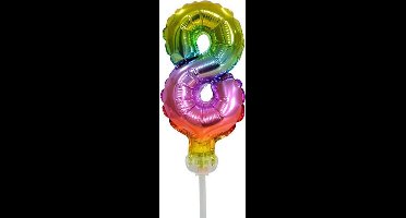 Helium cijfer ballon 8