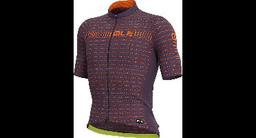 Ale SS Jersey Graphics PRR Green Road - Plum-Fluo Oranje - S - Valt klein