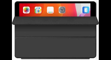 HEM Siliconen iPad Hoes Geschikt Voor iPad 10.2 inch (2019 / 2020 / 2021) – Zwart (Black) – Autowake Cover – Hoes Voor iPad 7e / 8e / 9e Generatie