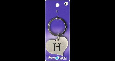 Hart sleutelhanger - H