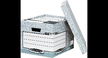 Bankers box standaard opbergdoos grijs 29 x 33.5 x 40.5 cm 10 stuks