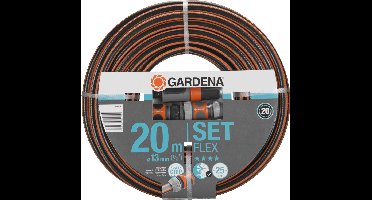 GARDENA - Comfort FLEX - 6-delige Tuinslangset - tuinslang 20m 13mm