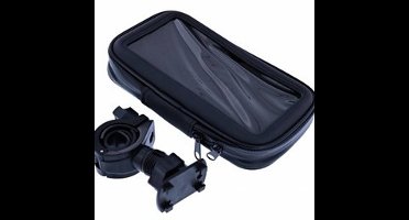Ntech hoesje Geschikt voor iPhone 11 Pro Max Fiets Houder Waterdicht Hoesje - Zwart