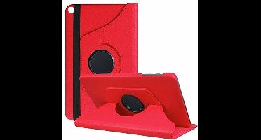 Hoes Geschikt voor Samsung Galaxy Tab S5e Draaibare Hoes Ntech - Rood