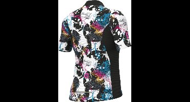 Ale Dames Fietsshirt Korte Mouwen Solid Chios - Wit - L - Valt klein