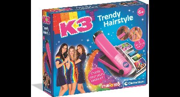 Clementoni Studio 100 - K3 Trendy Hairstyle - Haarstyling Set Voor Kinderen - Vanaf 6 jaar