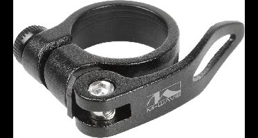 M-Wave Zadelpenklem - Snelspanner - Aluminium - 34.9mm - Zwart