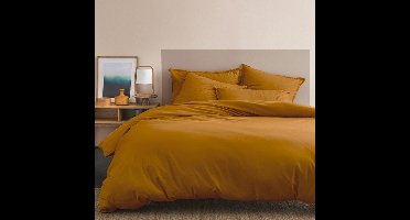 Matt & Rose Dekbedovertrek Karamel - Hotelmaat - 260 x 240 cm, zonder kussenslopen - Katoen