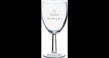 Wijnglas gegraveerd - 24,5cl - Le Meilleur Grand-père