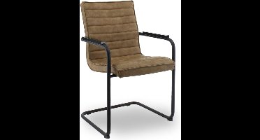 Workliving Haven Eetkamerstoel - Vegan Leer Cognac