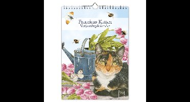 Franciens Katten Verjaardagskalender - Lapjeskat - 18x25 cm