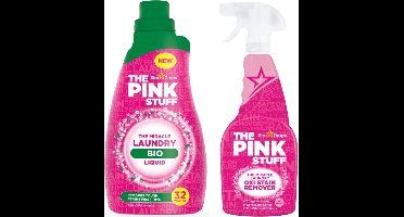 Combinatieset: The Pink Stuff - Biologische Wasgel + Vlekverwijderaar Spray