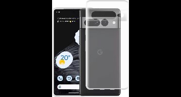 Just in Case hoesje geschikt voor Google Pixel 7 Pro Hoesje Siliconen - Flexibele Case - Transparant