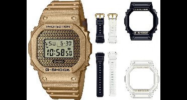 Casio G-Shock DWE-5600HG-1ER Horloge - Kunststof - Goudkleurig - Ø 36 mm