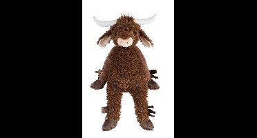 Happy Horse Hooglander Koe Cody Knuffel 60cm - Bruin - Baby knuffel