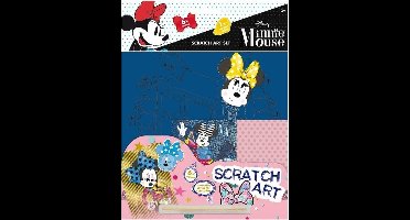 Minnie Mouse Scratch Art set - Inclusief kraspen - Creatief speelgoed - Disney - Meisjes