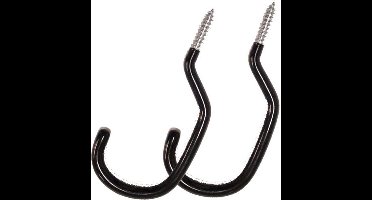 Ophanghakenset / Plafondhakenset Edge - zwart