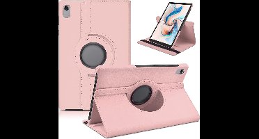Hoesje geschikt voor Nokia T20 hoes boek case - 360° draaibare Hoes Kunstleer Licht Rose - Hoesje geschikt voor Nokia T20 Hoesje - Hoesje geschikt voor Nokia T20 Case