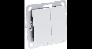 Q-Link S-Line schakelaar inbouw - wissel/wissel - polarwit