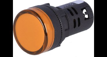 Controlelampje - LED indicator - 24V - 22mm - Geel