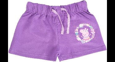 Peppa Pig meisjes short / zomer-broekje, paars, maat 122/128