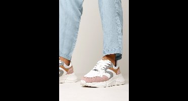 Mexx Sneaker Jilou Wit/roze - Maat 36