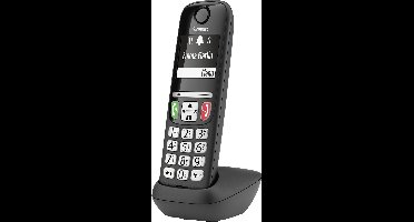 Gigaset A735 Systeem - Draadloze eenvoudiging telefoon voor senioren - Verlichte toetsen - Praktische in gebruik met handsfree functie - Compatibel met gehoorapparaat Zwart