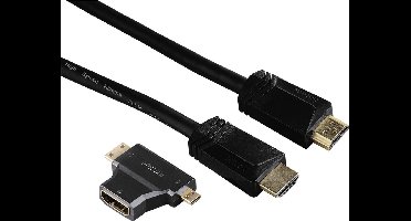 Hama HDMI-KABEL 1,5M + 2 ADAPTERS