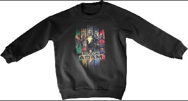 DC Comics Black Adam Sweater/trui kids -Kids tm 8 jaar- Characters Zwart